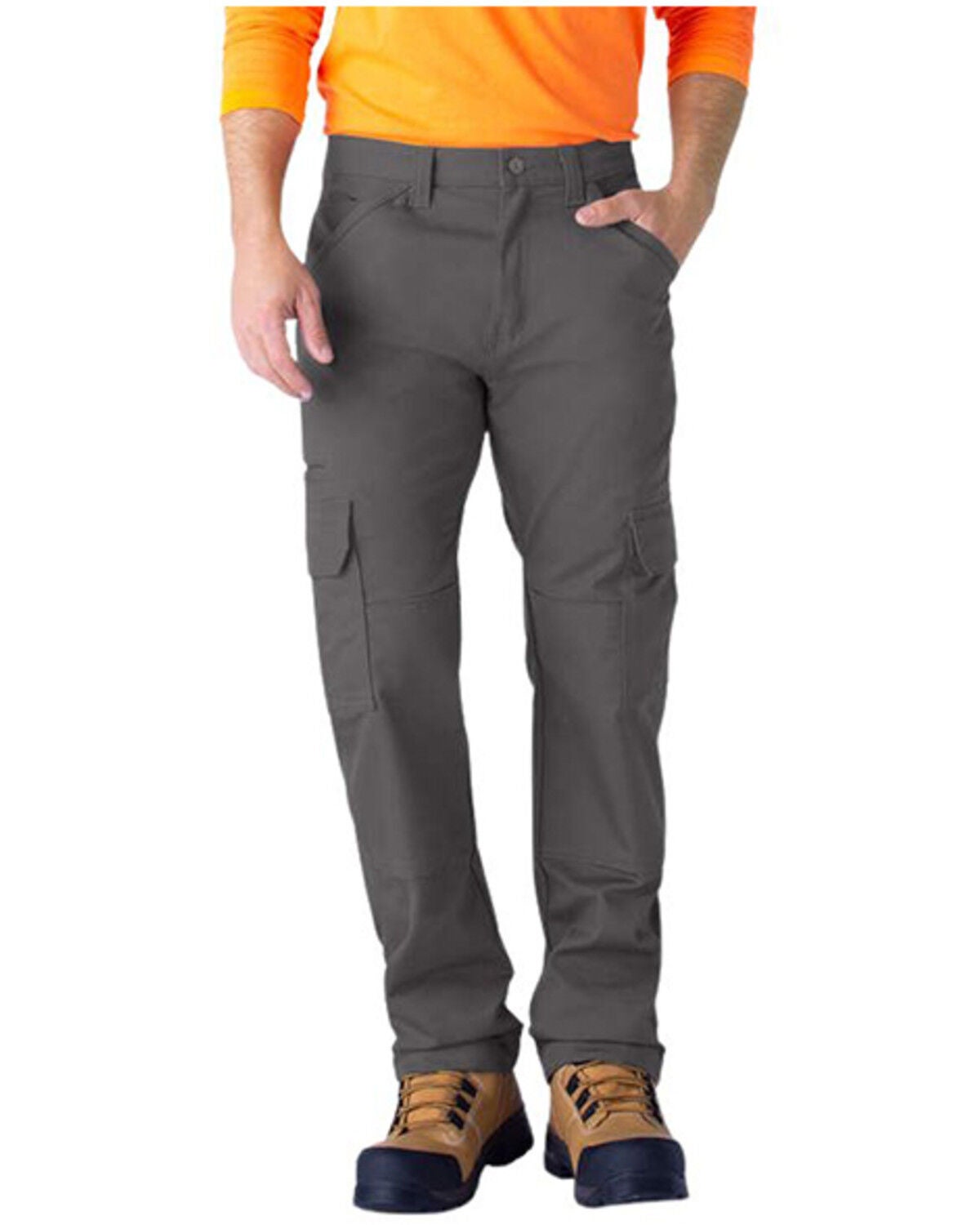Dickies Men's Flex Duratech Relaxed Fit Duck Cargo Pants, Slate, hi-res