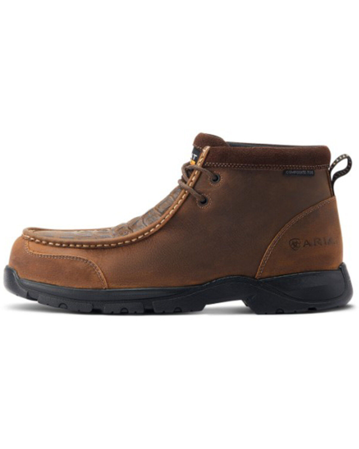 Product Name:  Ariat Men's Edge Lite Crocodile Print Work Shoes - Composite Toe