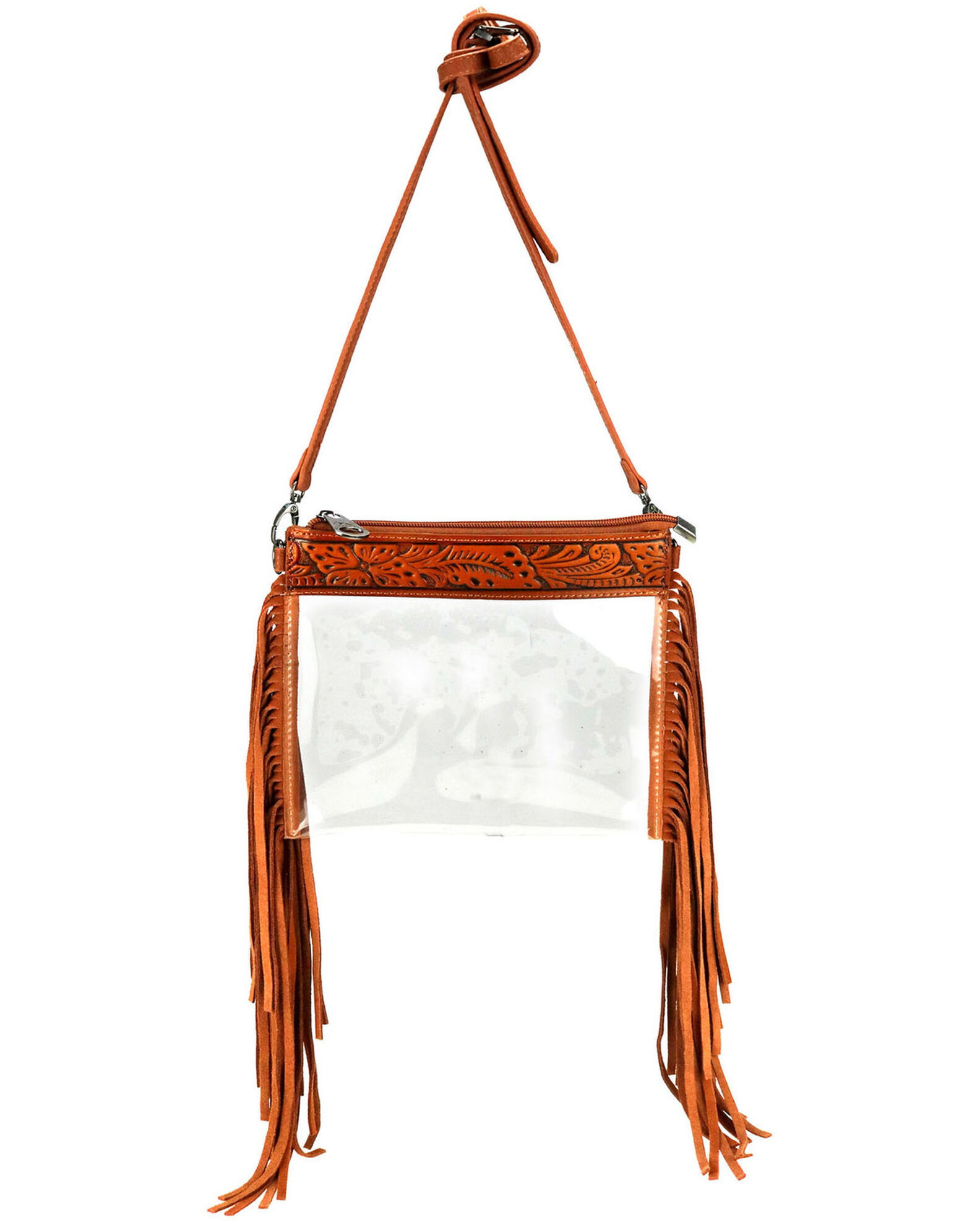 Product Name Montana West Women s Clear Fringe Crossbody Bag