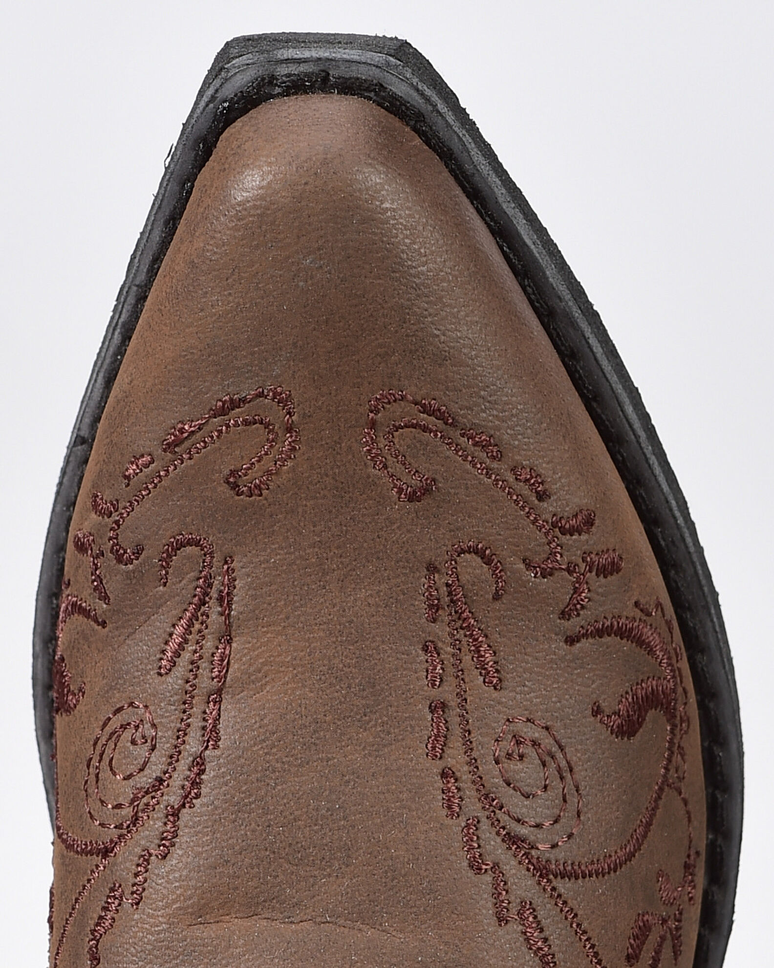 Image #6 - Shyanne Girls' Floral Embroidered Western Boots - Snip Toe, , hi-res