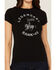 RANK 45 Women's Legendary Graphic Raglan Tee, Black, hi-res