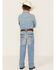 Image #3 - Cody James Boys' Arlo Light Wash Slim Bootcut Jeans, Blue, hi-res