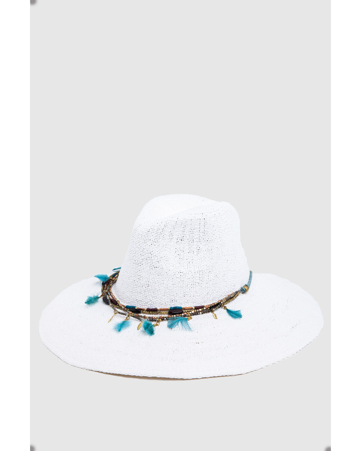 Image #2 - Nikki Beach Women's Dara Straw Western Fashion Hat, White, hi-res