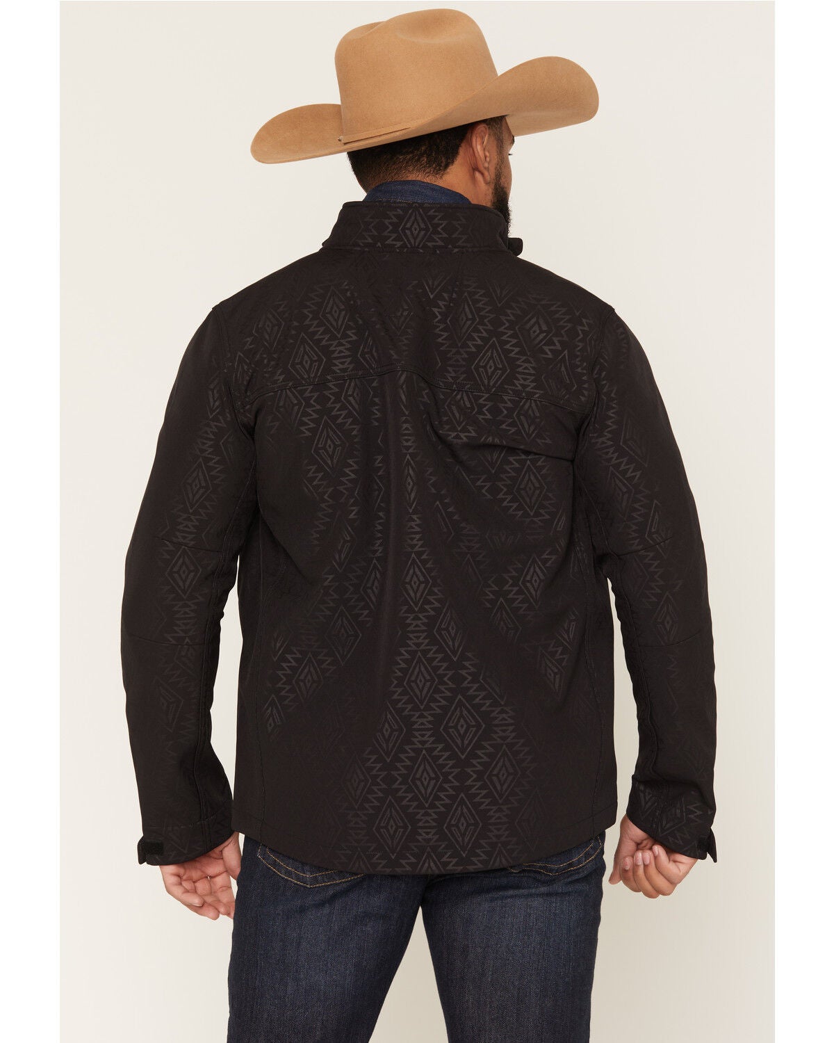 Image #4 - RANK 45&reg; Men's Buck Southwestern Print Softshell Jacket - Big, Black, hi-res
