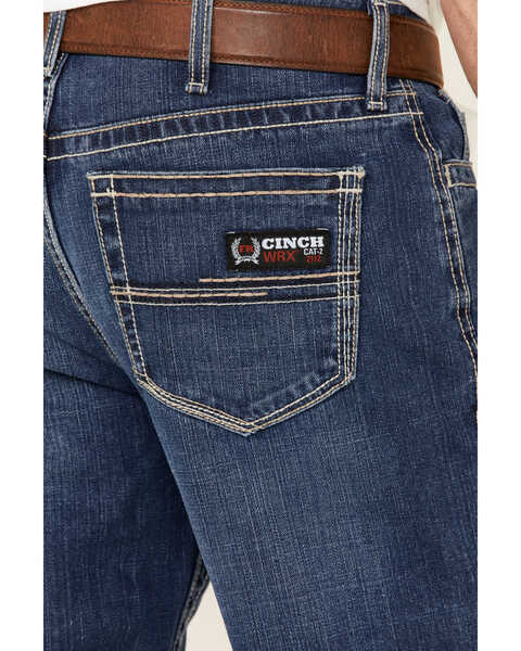 Image #4 - Cinch Men's FR Silver Label Stretch Slim Straight Jeans , , hi-res
