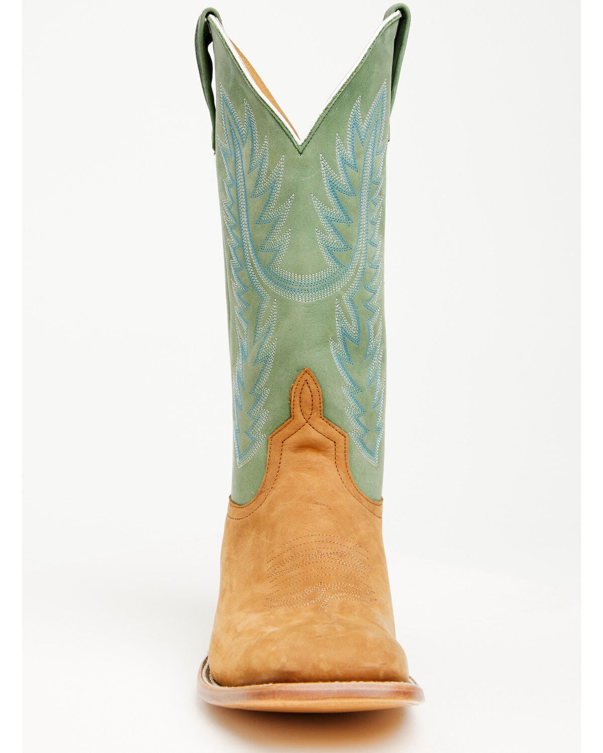 Image #4 - Horse Power Men's Tall Western Boots - Broad Square Toe, Tan, hi-res