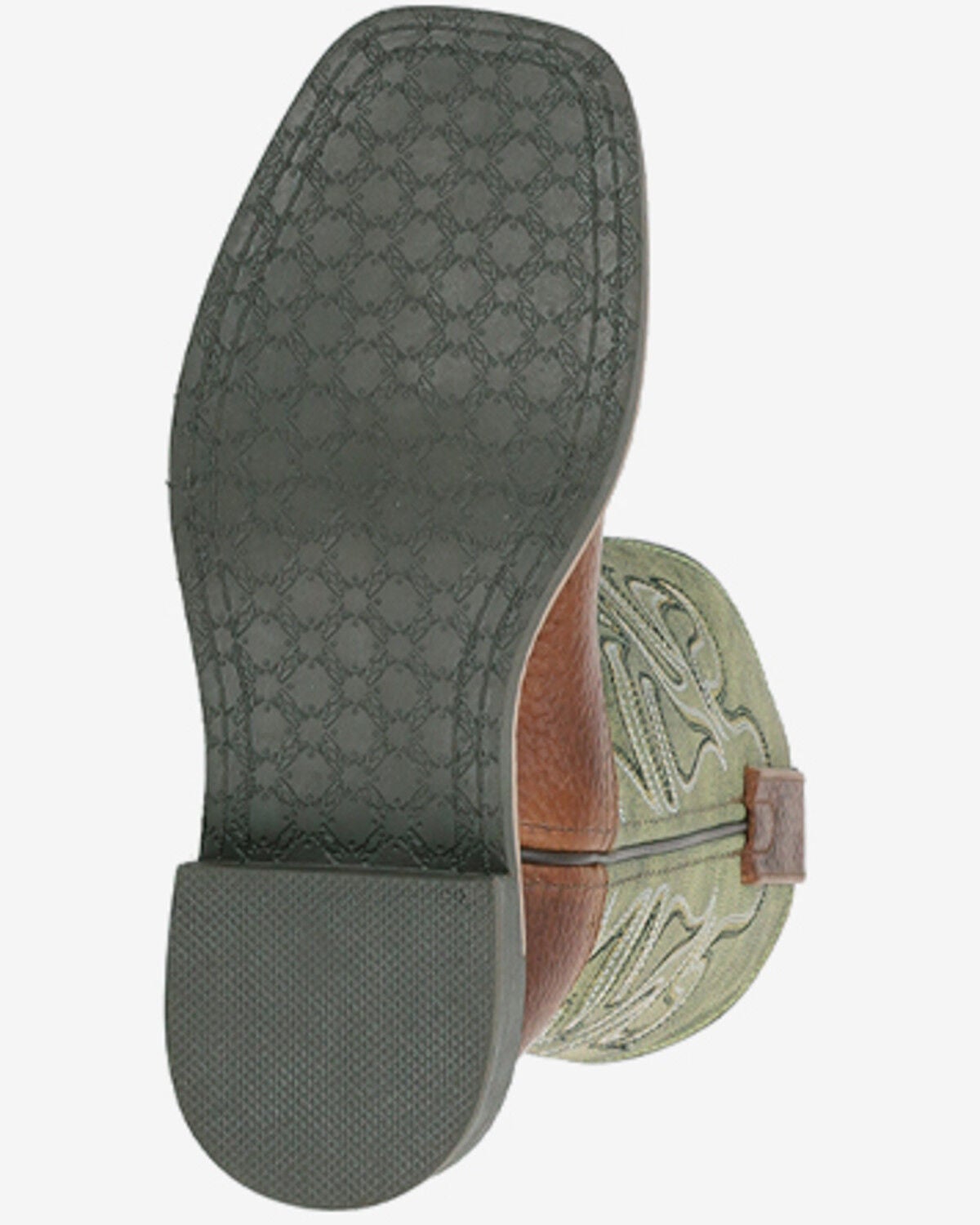 Image #6 - Smoky Mountain Boys' Grant Performance Western Boots - Broad Square Toe, Green, hi-res