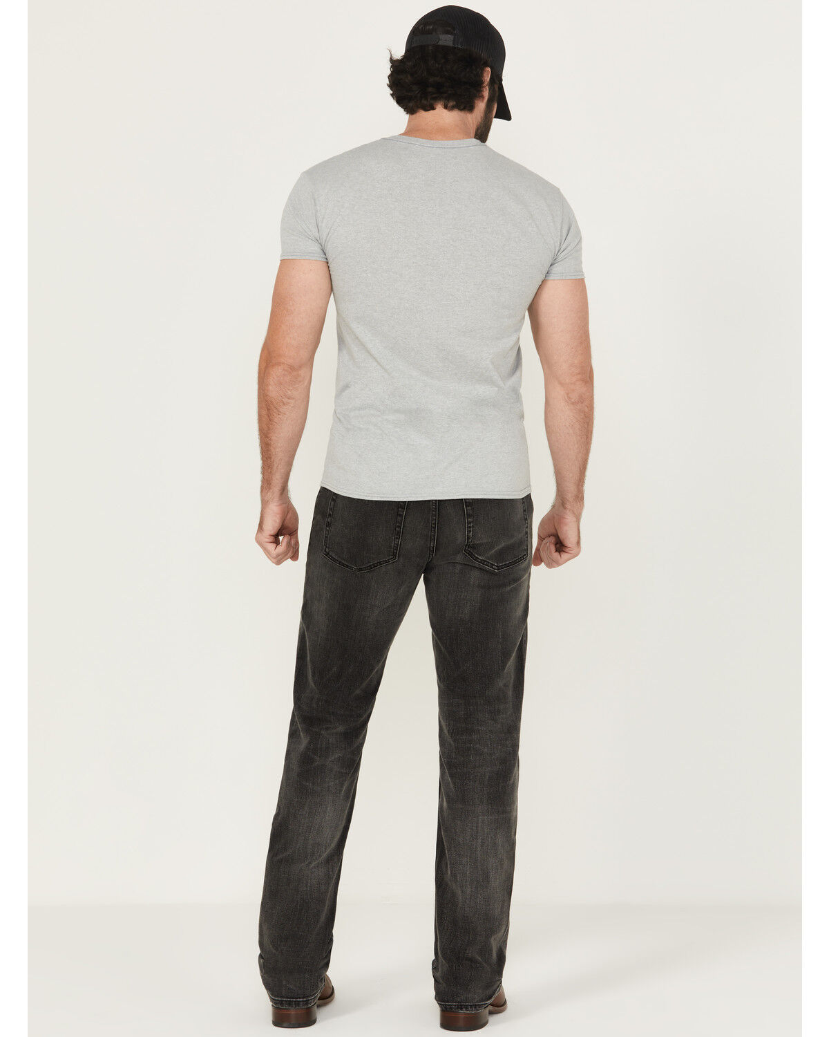 Image #3 - Brothers and Sons Men's Montana Wash Tucker Slim Straight Stretch Denim Jeans, Black, hi-res