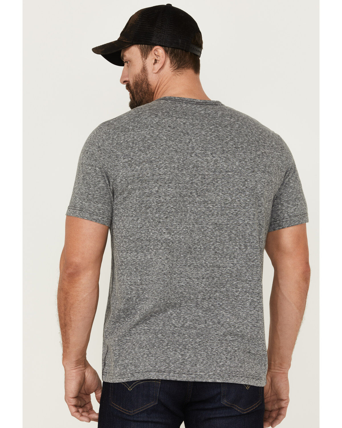 Image #4 - Flag & Anthem Men's Biscoe Snowy Stripe T-Shirt, Grey, hi-res