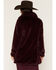 Image #4 - Shyanne Women's Elowen Faux Fur Snap Coat, Maroon, hi-res