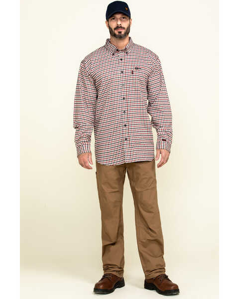Cinch Men's FR Multi Plaid Print Long Sleeve Work Shirt , Multi, hi-res