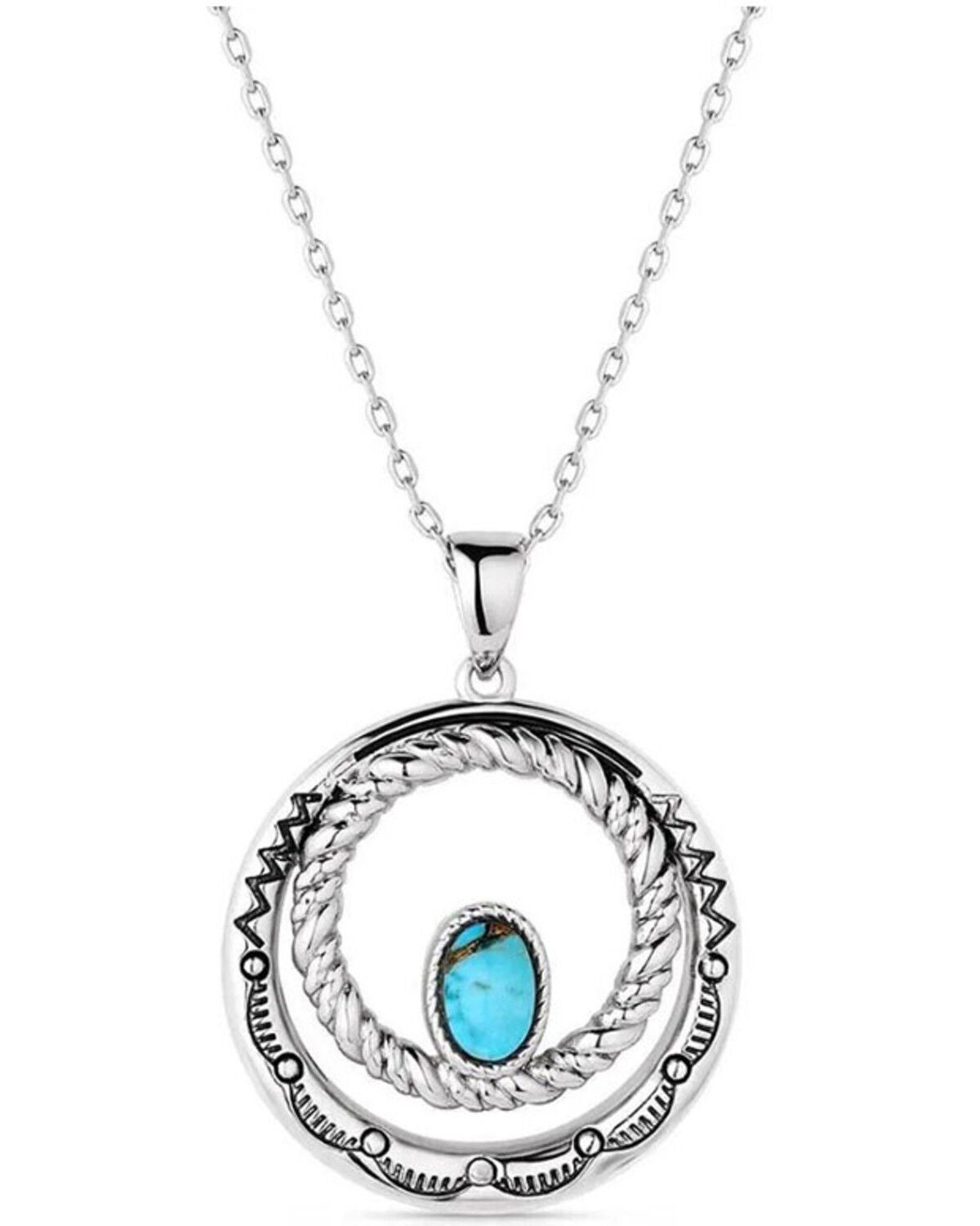 Montana Silversmiths Women's Enchanted Soul Necklace, Silver, hi-res