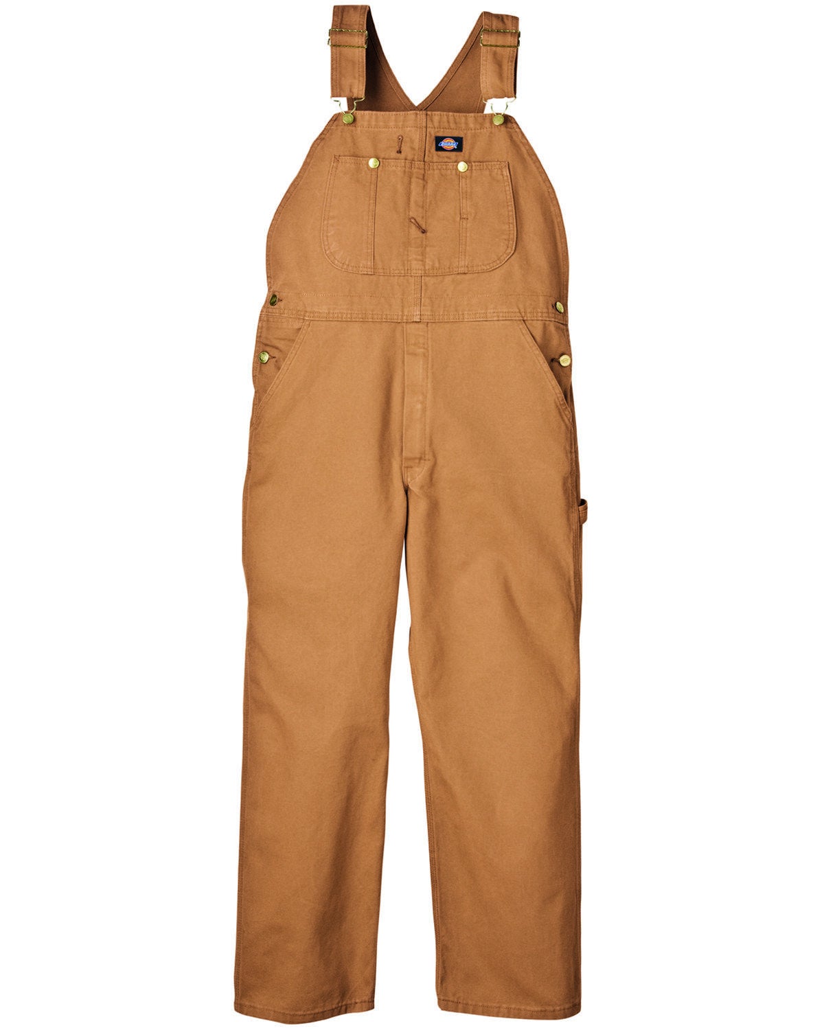 Dickies Duck Bib Overalls, Brown Duck, hi-res