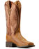 Image #1 - Ariat Women's Round Up Ruidoso Performance Western Boots - Broad Square Toe, Brown, hi-res