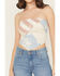 Image #3 - Originality Women's American Flag Bandana Top, White, hi-res