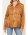 Image #3 - Idyllwind Women's Norton Faux Suede Fringe Shacket, Pecan, hi-res