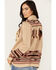 Image #4 - Cotton & Rye Women's Horse Motif Print Cardigan, Tan, hi-res