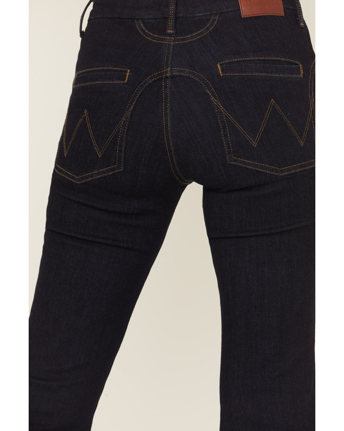 Image #4 - Wrangler Women's Bespoke Adalyn Dark Wash High Rise Flare Stretch Denim Jeans, Dark Wash, hi-res