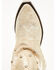 Image #6 - Liberty Black Women's Danet Tall Studded Western Boots - Round Toe, Gold, hi-res