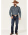 Cody James Men's Morgan Dark Wash Stretch Stackable Straight Leg Jeans , Blue, hi-res