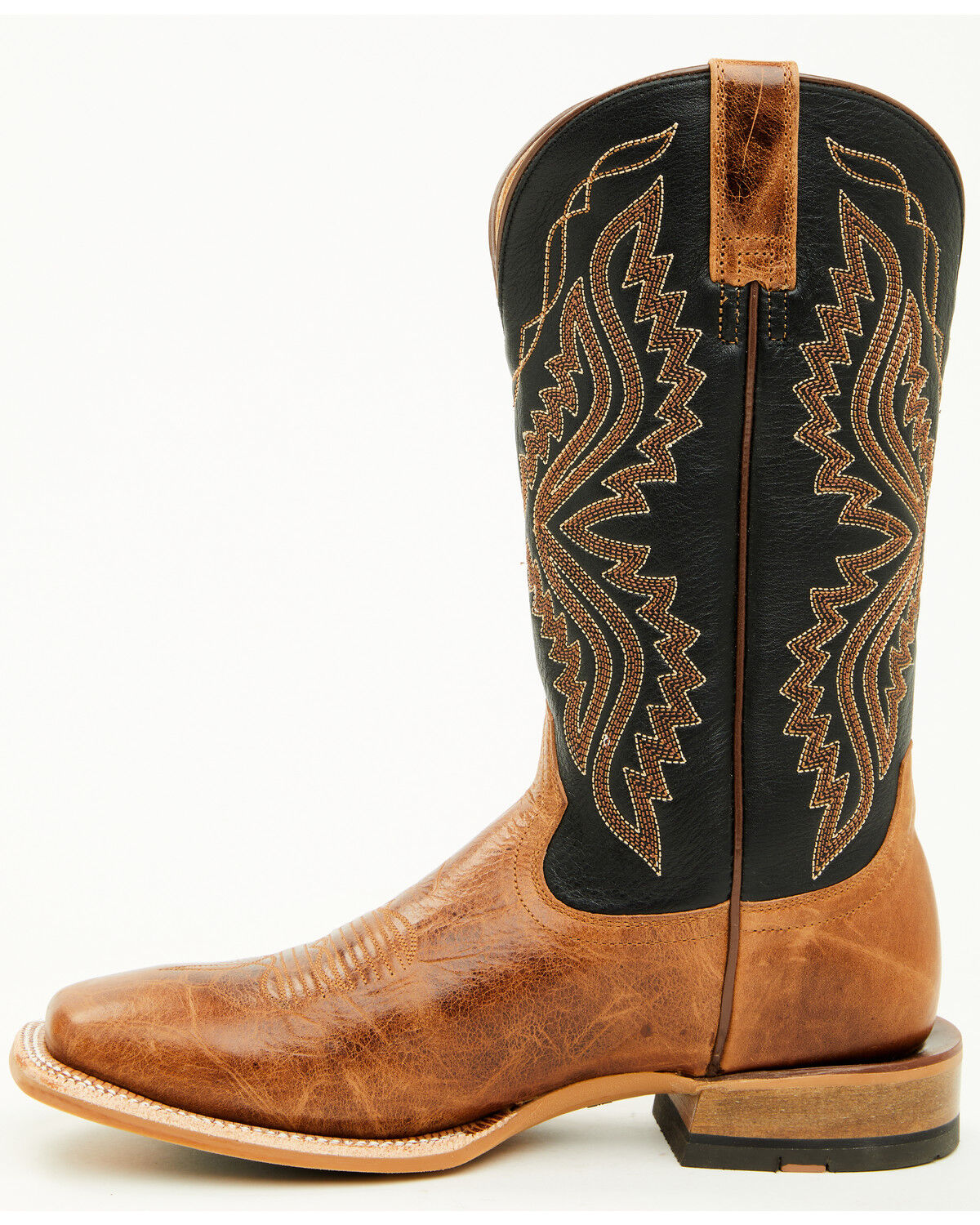 Image #3 - Ariat Men's Baxter Western Boots - Broad Square Toe, Tan, hi-res