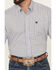 Image #3 - Cinch Men's Floral Geo Print Short Sleeve Button-Down Western Shirt, Light Blue, hi-res