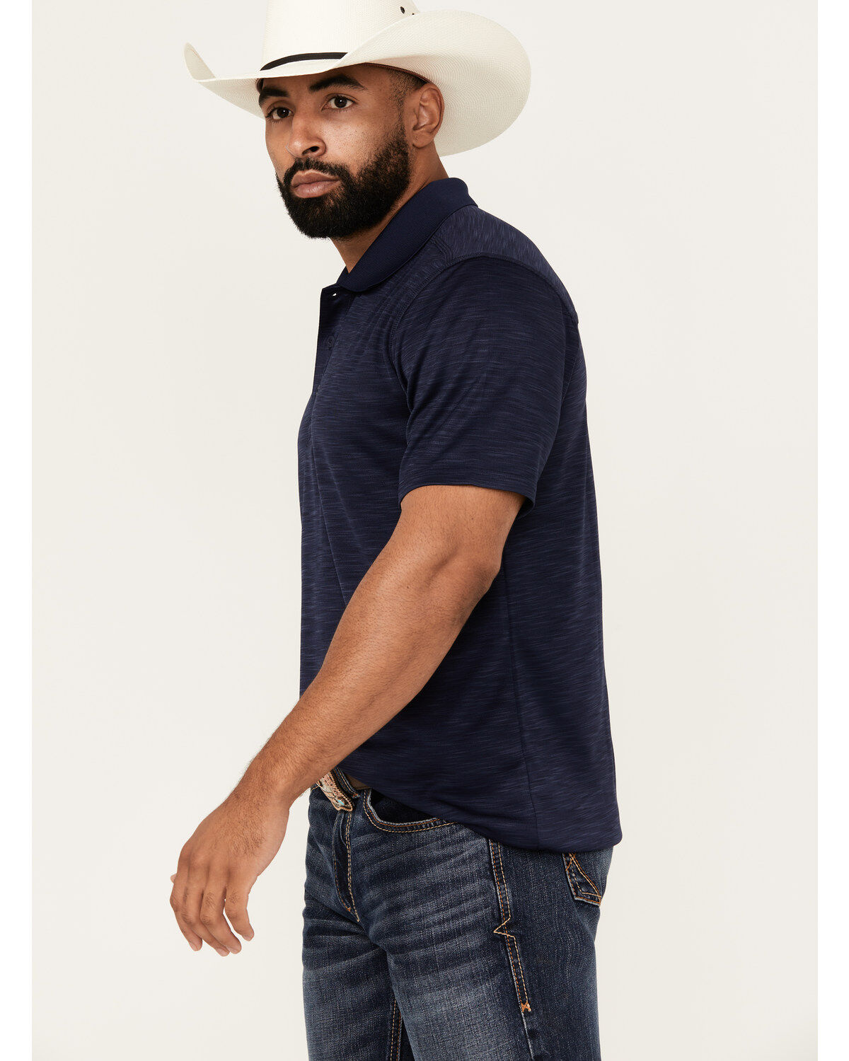 Product Name:  RANK 45® Men's Elite Short Sleeve Performance Polo Shirt