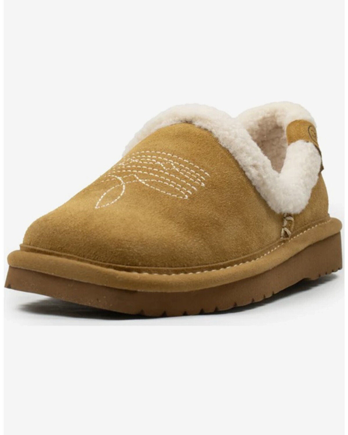Ariat Women's Jackie Square Toe Ankle Slippers, Chestnut, hi-res