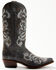 Image #2 - Shyanne Women's Iona Floral Studded Western Boots - Snip Toe, Grey, hi-res