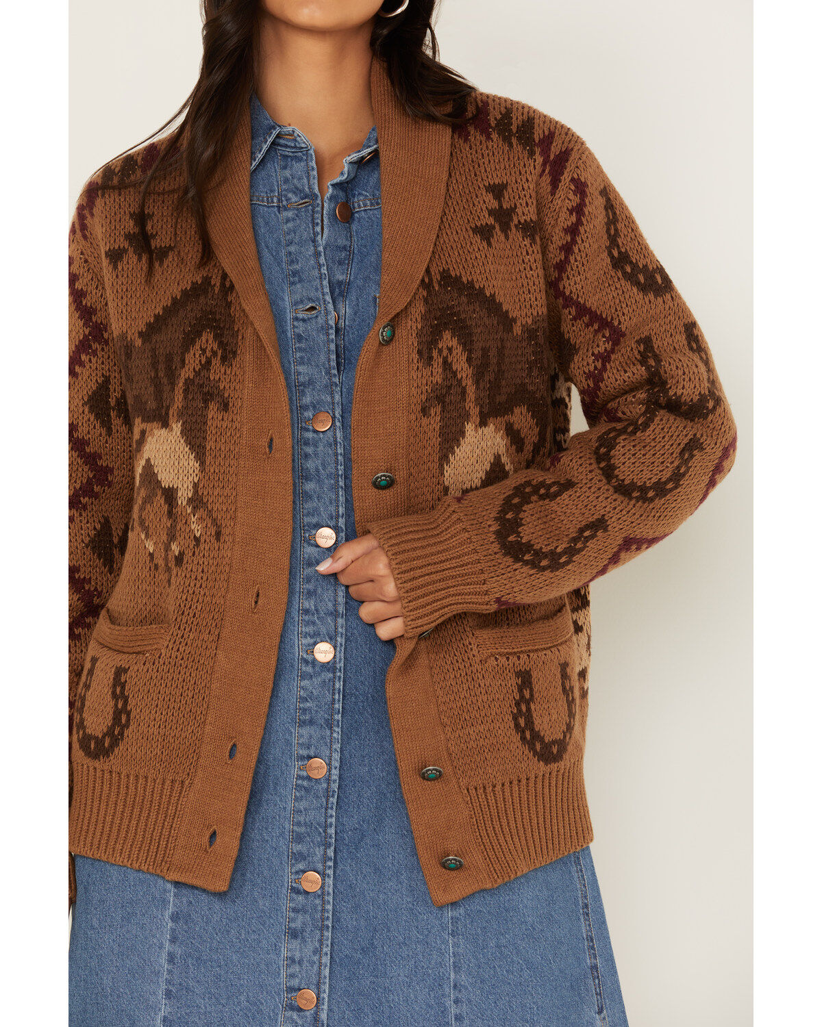 Image #3 - Tasha Polizzi Women's Southwestern Knit Avery Cardigan, , hi-res