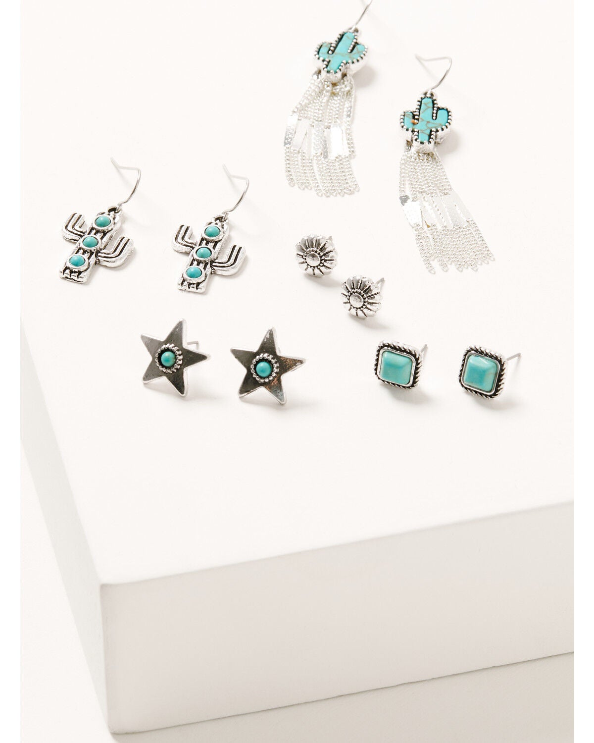 Shyanne Women's Cactus Earring Set - 5 Piece, Multi, hi-res