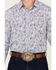 Image #3 - Cody James Men's Marston Paisley Print Long Sleeve Snap Western Shirt, Blue, hi-res