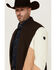 Image #2 - RANK 45® Men's Color Block Bomber Filled Windbreaker Jacket, Coffee, hi-res