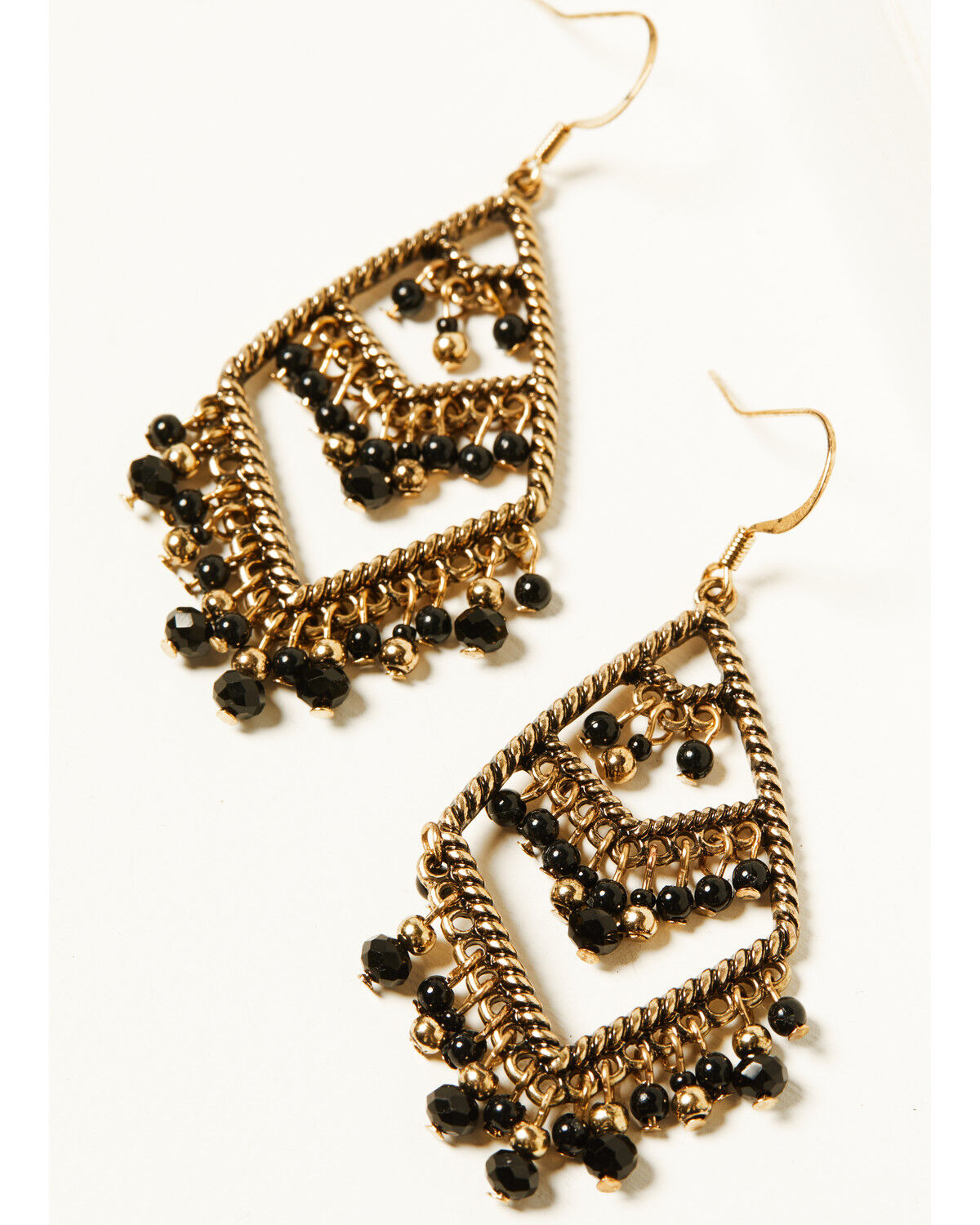 Image #2 - Shyanne Women's Moonrise Canyon Chandelier Earrings, Gold, hi-res
