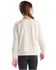 Image #3 - Carhartt Girls' Logo Pocket Long Sleeve T-Shirt, Off White, hi-res