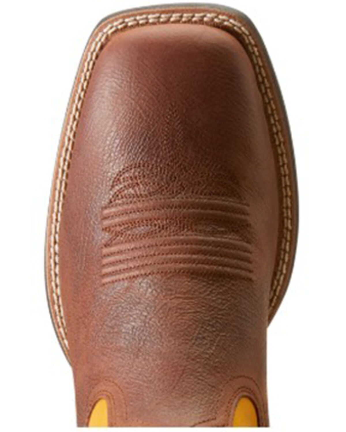 Image #4 - Ariat Men's Bullhead Performance Western Boots - Broad Square Toe, Brown, hi-res