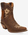 Image #1 - Dingo Women's Country Cutie Western Booties - Snip Toe, Brown, hi-res