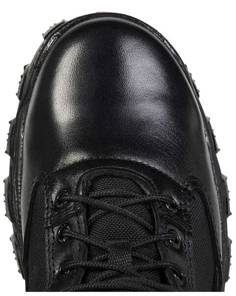 Image #6 - Rocky Men's Alpha Force Oxford Work Shoes, Black, hi-res