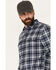Image #2 - Brothers and Sons Men's Bosque Everyday Plaid Print Long Sleeve Button Down Flannel Shirt, Indigo, hi-res