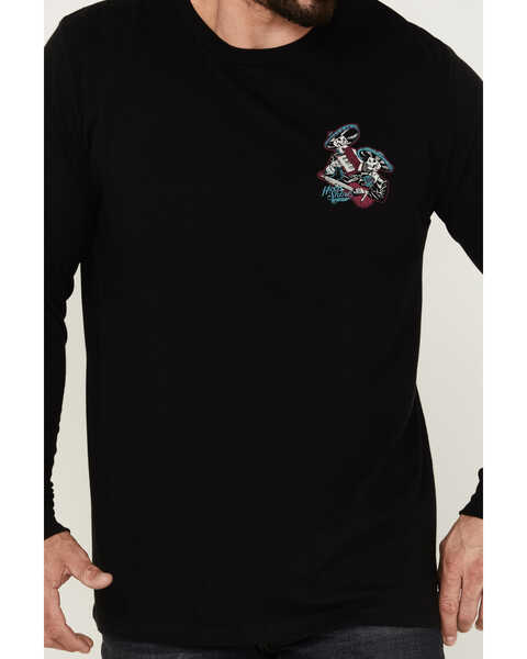 Moonshine Spirit Men's Familia Skulls Graphic T-Shirt , Black, hi-res