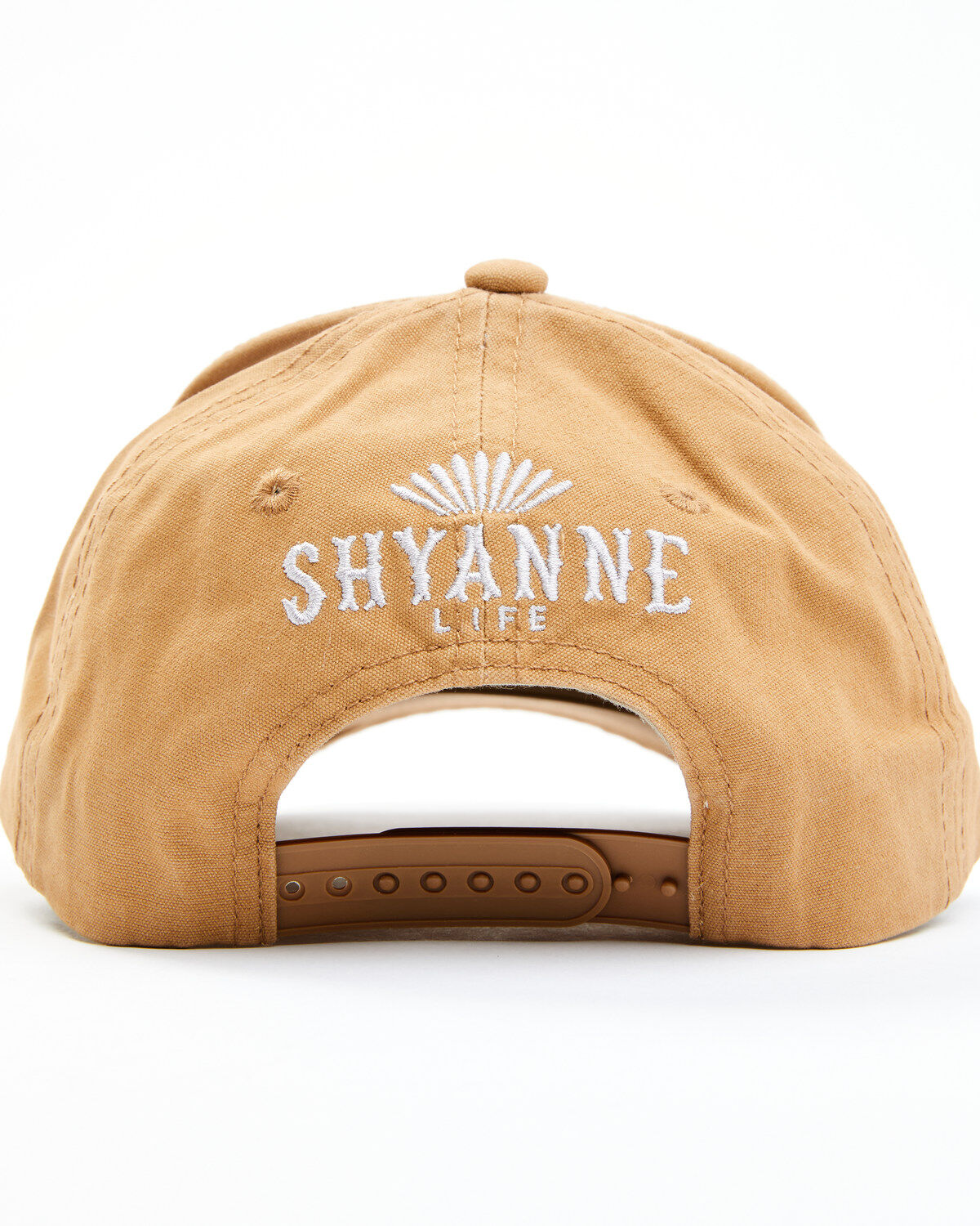 Image #3 - Shyanne Women's To The Hills Embroidered Solid-Back Ball Cap, Camel, hi-res