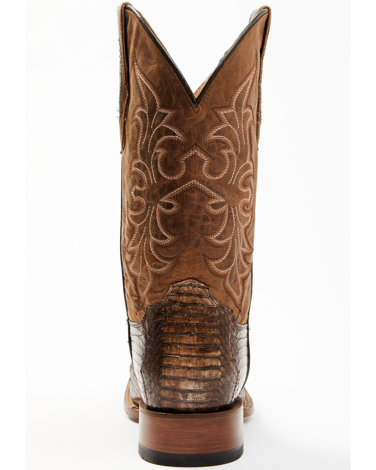 Image #5 - Cody James Men's Cobra Brown Exotic Western Boots - Broad Square Toe, Brown, hi-res
