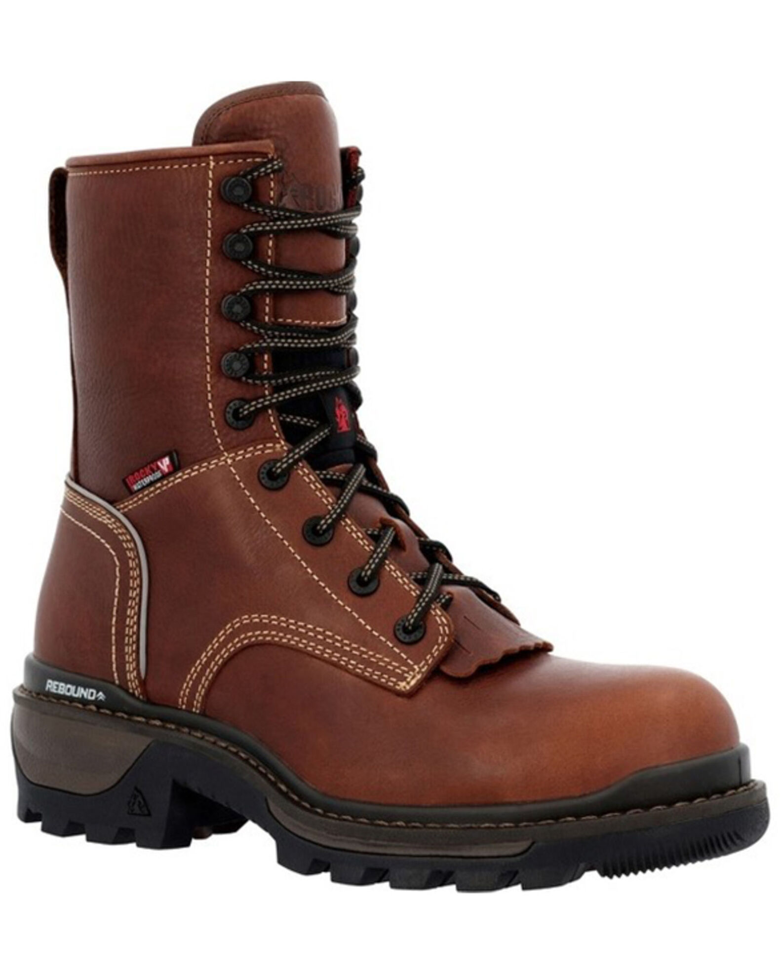 Rocky Men s Rams Horn Waterproof Logger Work Boots Boot Barn