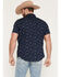 Image #4 - Levi's Men's Classic Standard Floral Print Short Sleeve Button-Down Shirt, Navy, hi-res