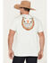 Image #1 - Ariat Men's Horseshoe Short Sleeve Graphic T-Shirt, Light Blue, hi-res
