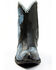 Image #4 - Carborca Silver by Liberty Black Women's Loren Tonal Floral Embroidered Western Fashion Booties - Snip Toe, Black, hi-res