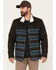 Image #1 - Powder River Outfitters Men's Serape Stripe Print Wool Snap Jacket, , hi-res