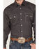 Image #3 - Resistol Men's Axcel Geo Print Long Sleeve Snap Western Shirt, Navy, hi-res