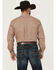 Image #4 - Cinch Men's Geo Print Long Sleeve Button-Down Western Shirt, Gold, hi-res