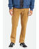 Brixton Men's Khaki Choice Chino Stretch Straight Pant, Beige/khaki, hi-res